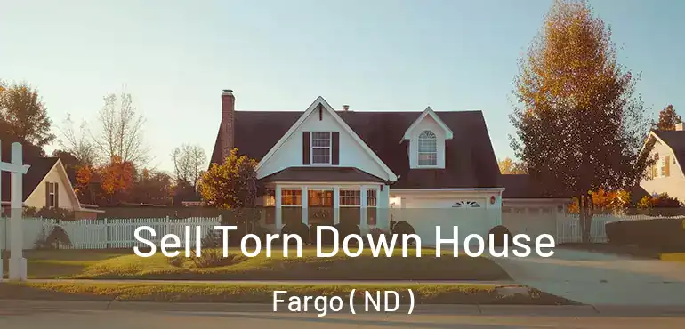  Sell Torn Down House Fargo ( ND )